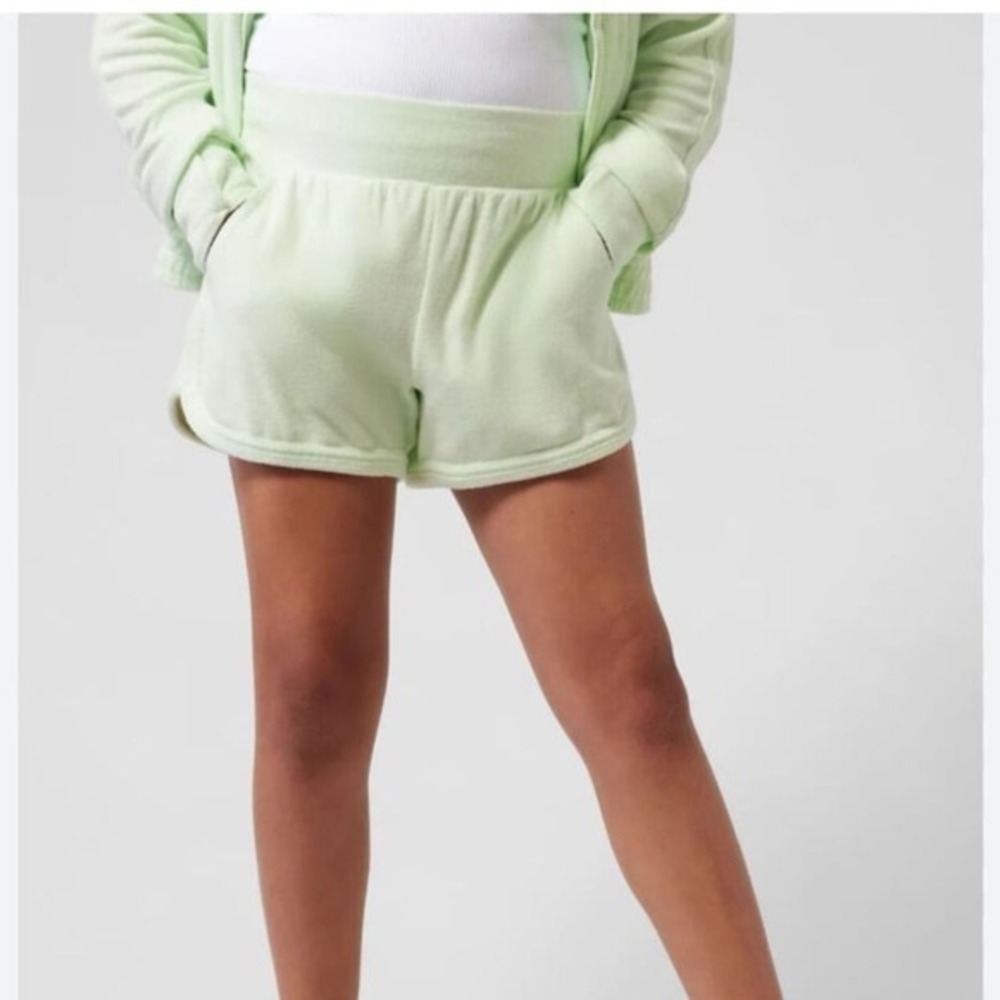 Athleta‎ girl surf and sand poolside short green beach size small 7